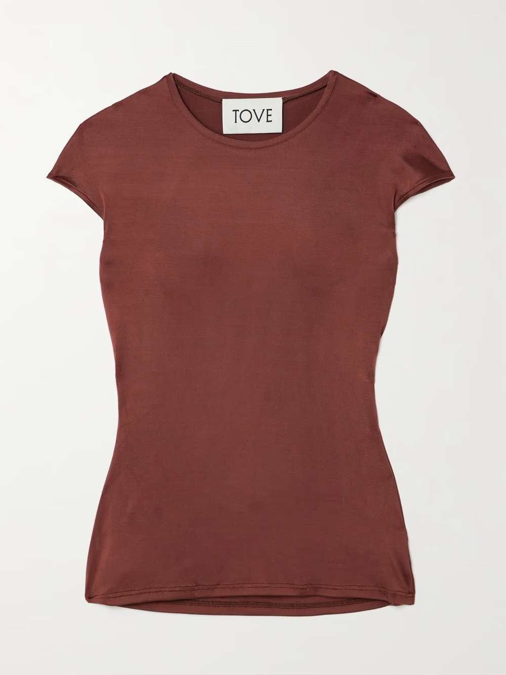 TOVE
Deca stretch-jersey top
Brown   FR38